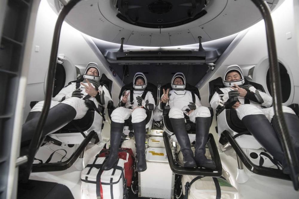 The Weekend Leader - NASA-SpaceX's Crew-2 astronauts return to Earth safely
